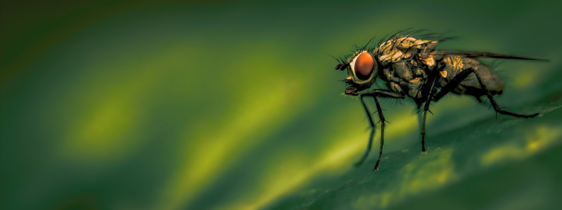 Why do chickens attract flies and what can I do about it?