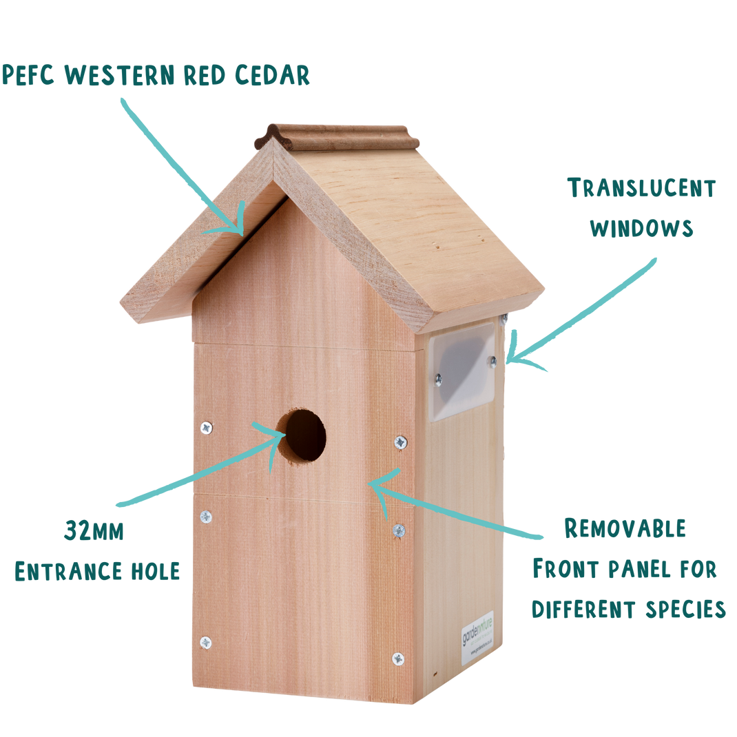 WiFi Battery Bird Box Camera with Solar Panel